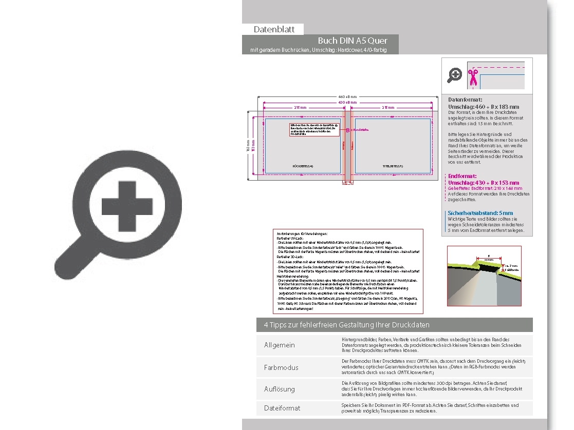 Product Bild buch_hardcover_mit_geradem_r__cken__din_a5_quer__umschlag_4_0-farbig_cmyk__inhalt_512_seiten_4_4-farbig_cmyk