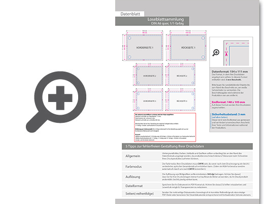 Product Bild loseblattsammlung_din_a6_quer__236_bl__tter_pro_sammlung__vorne_und_hinten_schwarz_(1_1)