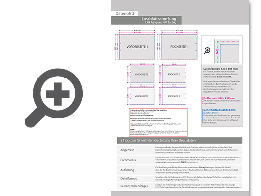 Product Bild loseblattsammlung_din_a3_quer__572_bl__tter_pro_sammlung__vorne_farbig_und_hinten_schwarz_(4_1)