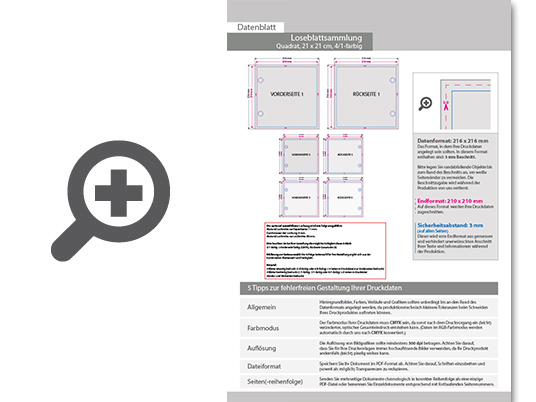 Product Bild loseblattsammlung_21_0_cm_x_21_0_cm__46_bl__tter_pro_sammlung__vorne_farbig_und_hinten_schwarz_(4_1)