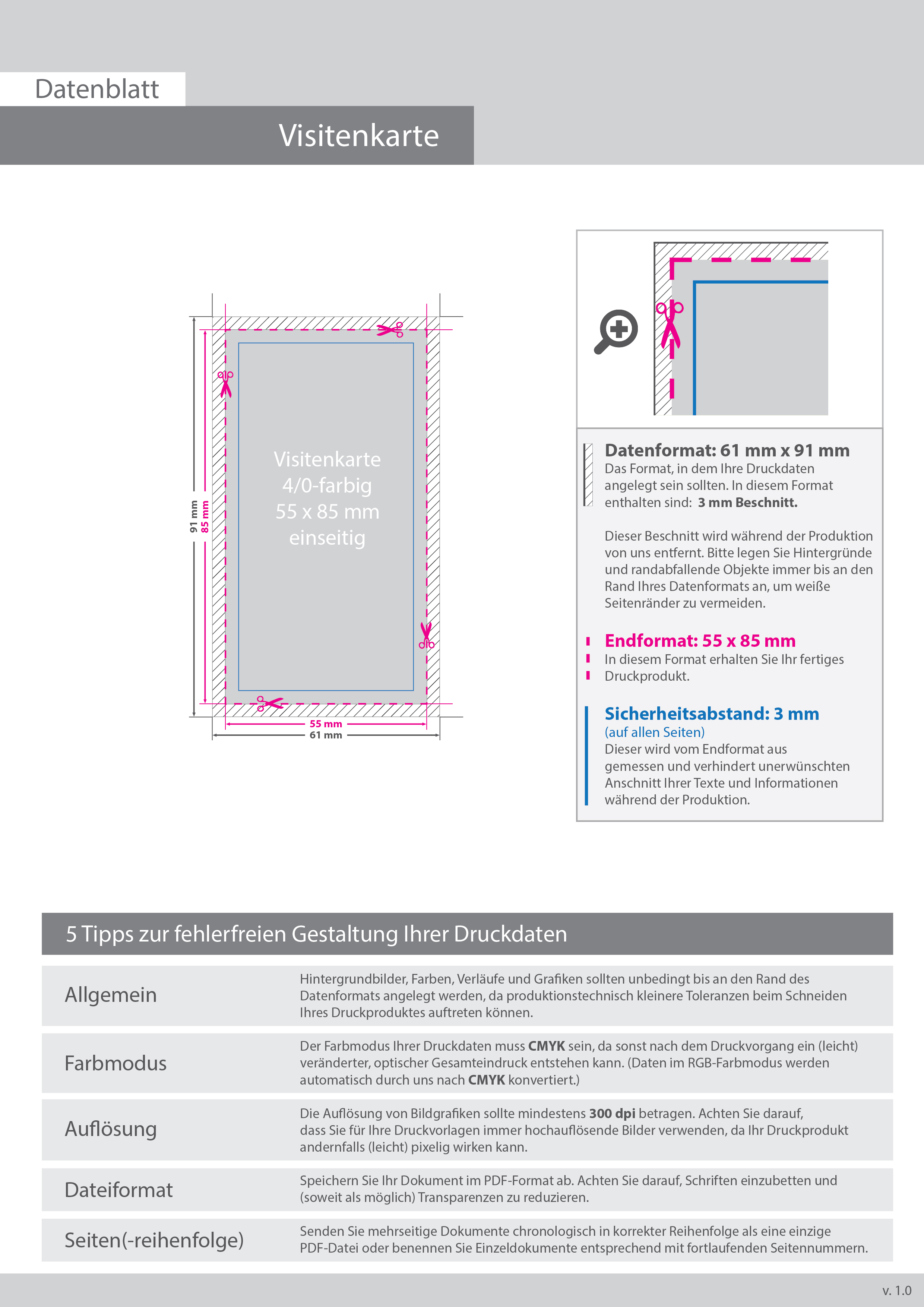 Product Bild multiloft-visitenkarten_hoch_55_x_85_mm_einseitig_folienkaschiert_matt_mit_einseitig_partieller_uv-lackierung__4_0_farbig_(einseitiger_druck)