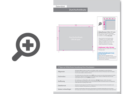 Product Bild durchschreibes__tze_din_a6_quer__4-fach__4_0-farbig